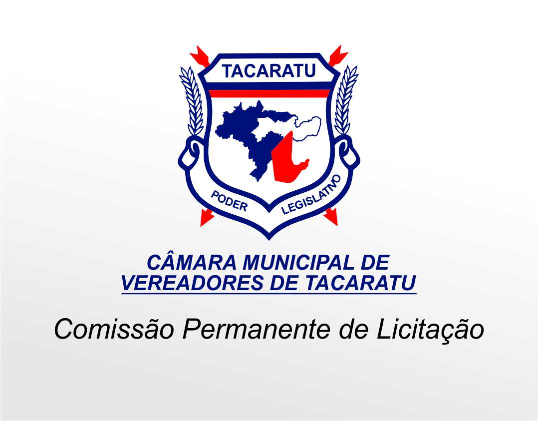 Câmara M. de Tacaratu-PE, torna público o Processo Administrativo nº004/2017